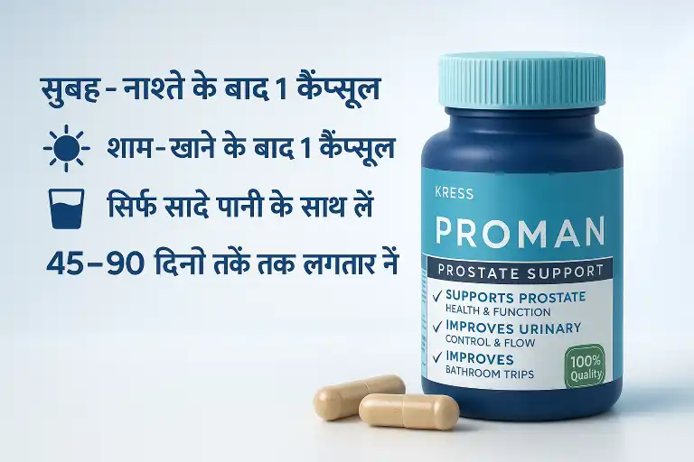 Proman कैप्सूल कैसे लेते हैं